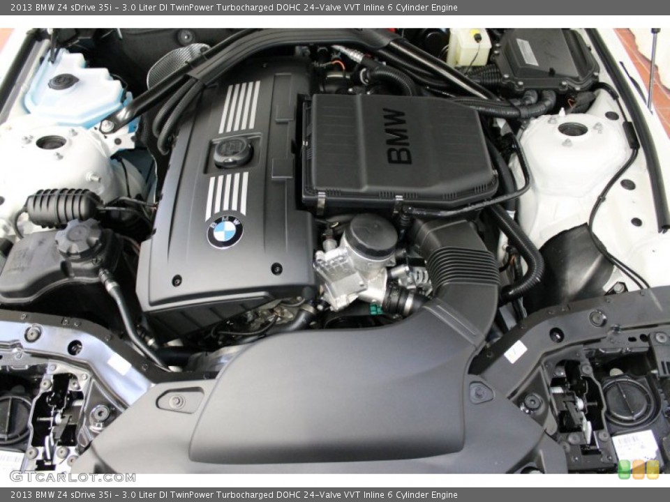 3.0 Liter DI TwinPower Turbocharged DOHC 24-Valve VVT Inline 6 Cylinder 2013 BMW Z4 Engine