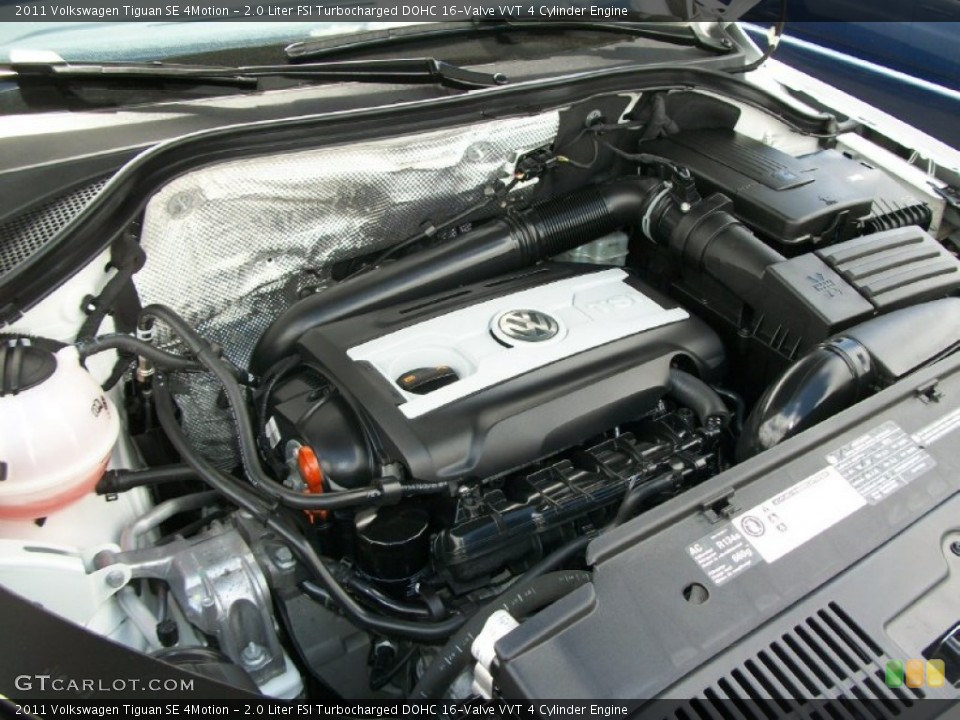 2.0 Liter FSI Turbocharged DOHC 16-Valve VVT 4 Cylinder Engine for the 2011 Volkswagen Tiguan #76542197