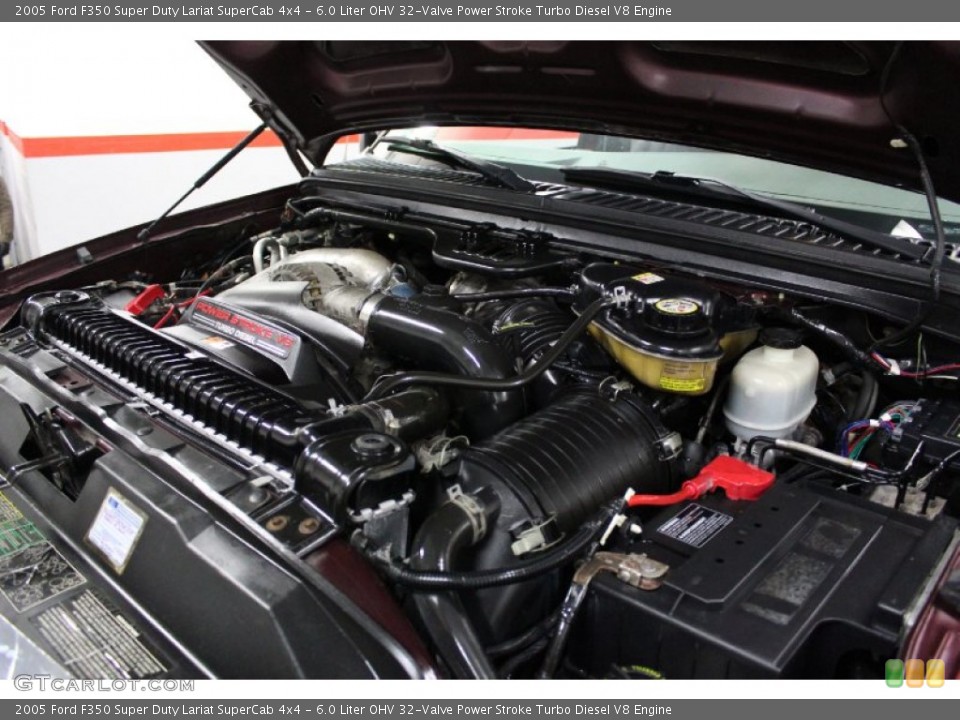 6.0 Liter OHV 32-Valve Power Stroke Turbo Diesel V8 Engine for the 2005 Ford F350 Super Duty #76544966
