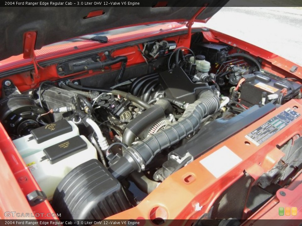 3.0 Liter OHV 12-Valve V6 2004 Ford Ranger Engine