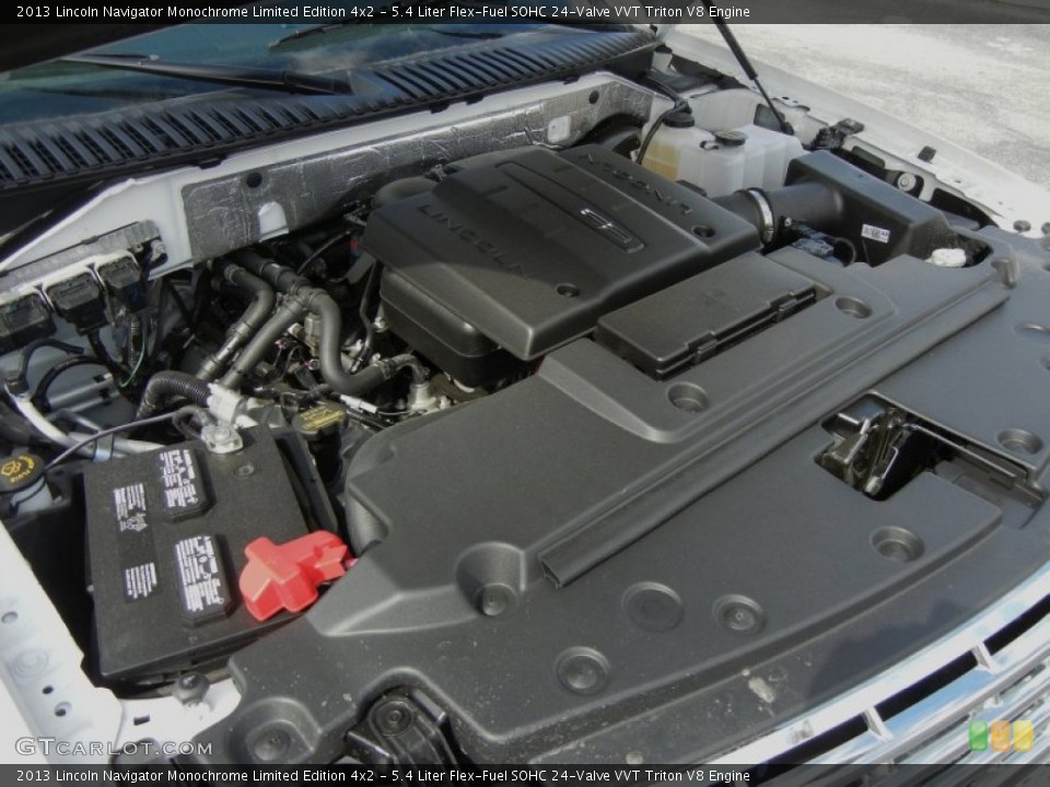 5.4 Liter Flex-Fuel SOHC 24-Valve VVT Triton V8 Engine for the 2013 Lincoln Navigator #76551617