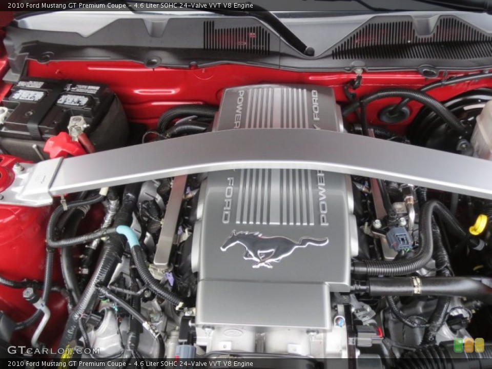 4.6 Liter SOHC 24-Valve VVT V8 Engine for the 2010 Ford Mustang #76558928