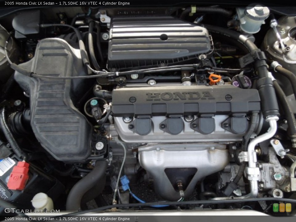 1.7L SOHC 16V VTEC 4 Cylinder Engine for the 2005 Honda Civic #76570338