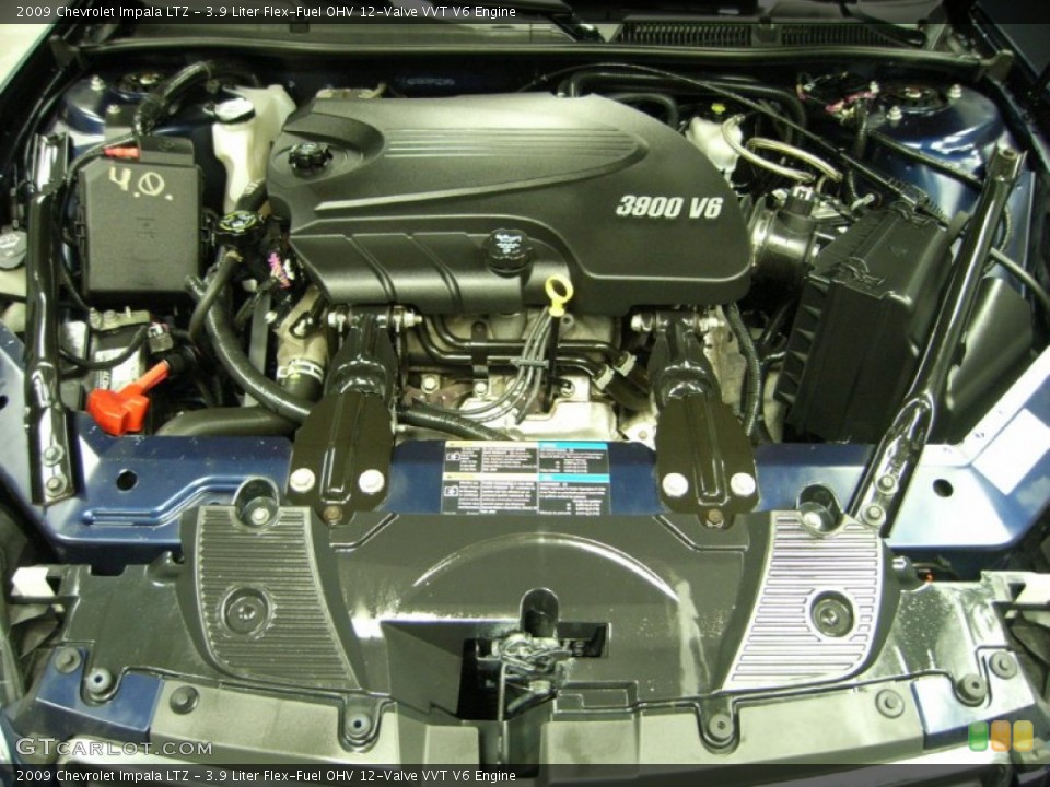 3.9 Liter Flex-Fuel OHV 12-Valve VVT V6 Engine for the 2009 Chevrolet Impala #76574230