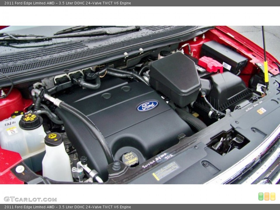 3.5 Liter DOHC 24-Valve TiVCT V6 Engine for the 2011 Ford Edge #76582193