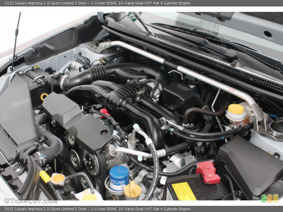 2.0 Liter DOHC 16-Valve Dual-VVT Flat 4 Cylinder Engine for the 2012 Subaru Impreza #76591852