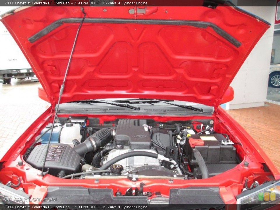 2.9 Liter DOHC 16-Valve 4 Cylinder 2011 Chevrolet Colorado Engine