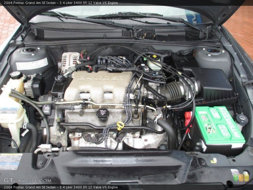 3.4 Liter 3400 SFI 12 Valve V6 Engine for the 2004 Pontiac Grand Am #76595986