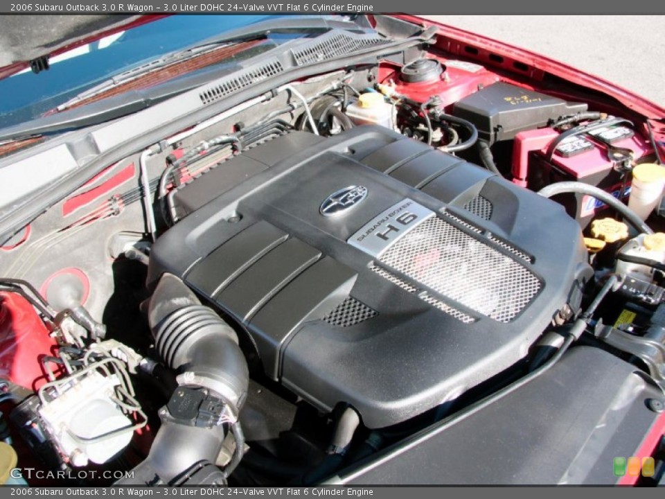 3.0 Liter DOHC 24-Valve VVT Flat 6 Cylinder Engine for the 2006 Subaru Outback #76606753