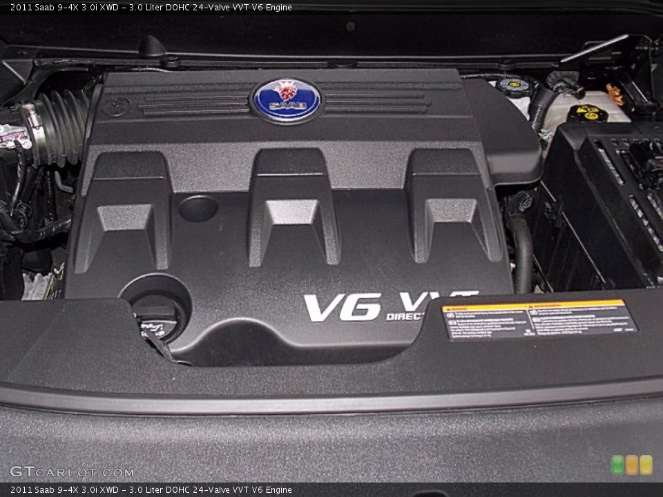 3.0 Liter DOHC 24-Valve VVT V6 Engine for the 2011 Saab 9-4X #76613074