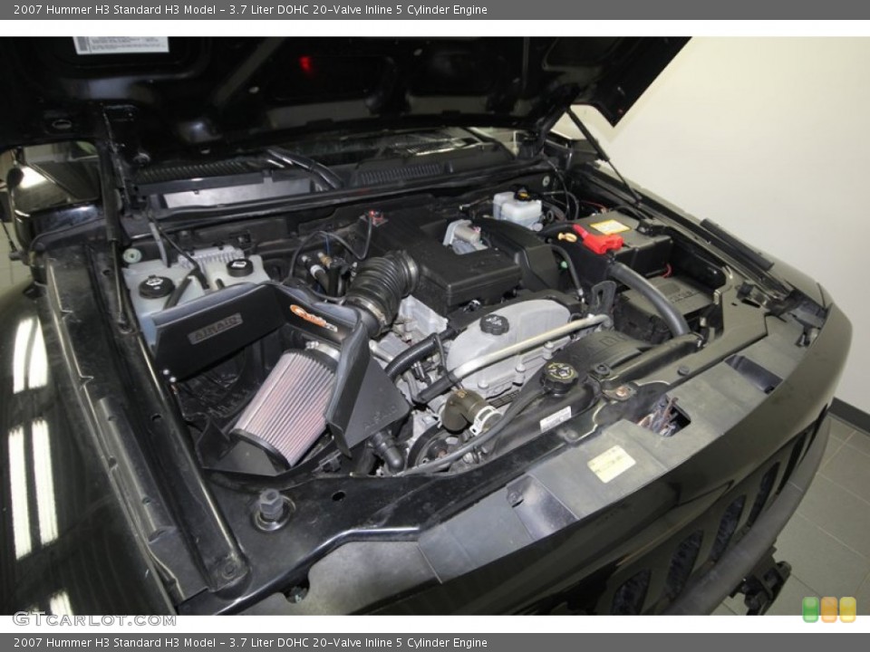 3.7 Liter DOHC 20-Valve Inline 5 Cylinder Engine for the 2007 Hummer H3 #76618303