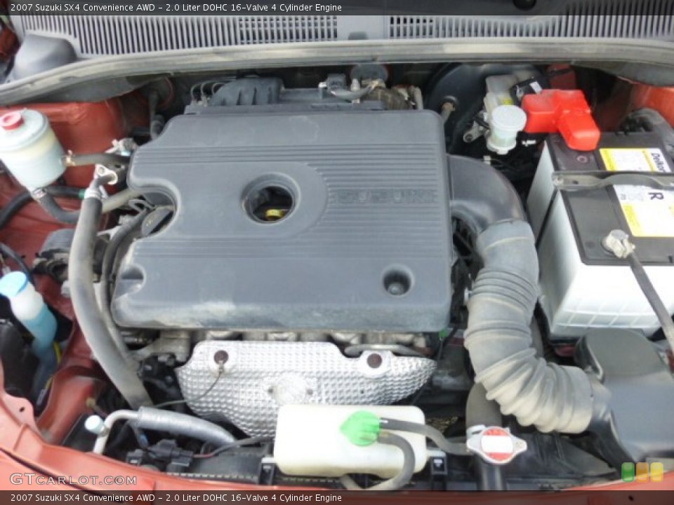2.0 Liter DOHC 16-Valve 4 Cylinder Engine for the 2007 Suzuki SX4 #76621108