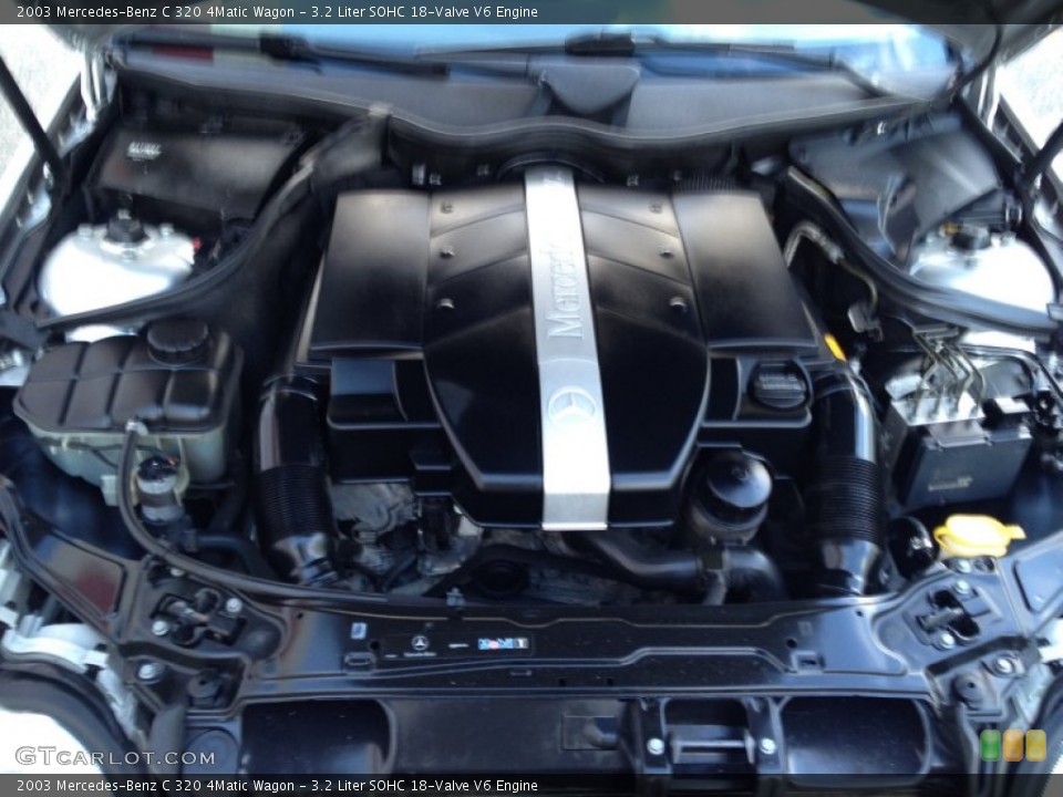 3.2 Liter SOHC 18-Valve V6 Engine for the 2003 Mercedes-Benz C #76632381