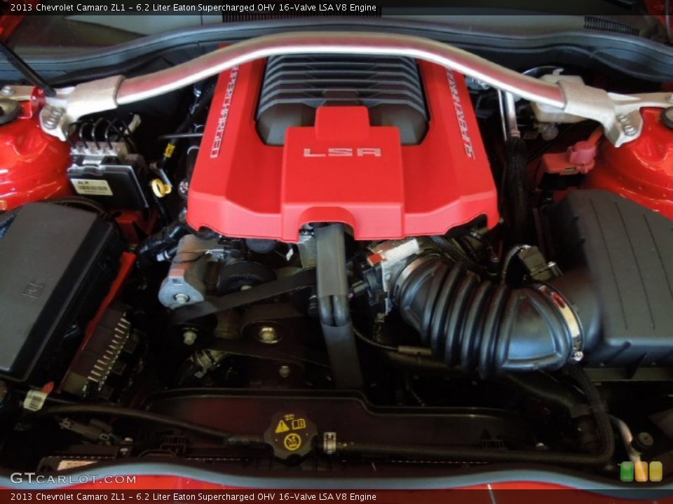 6.2 Liter Eaton Supercharged OHV 16-Valve LSA V8 Engine for the 2013 Chevrolet Camaro #76646237