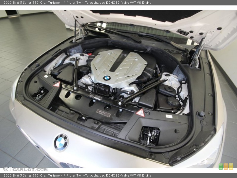 4.4 Liter Twin-Turbocharged DOHC 32-Valve VVT V8 Engine for the 2010 BMW 5 Series #76647671