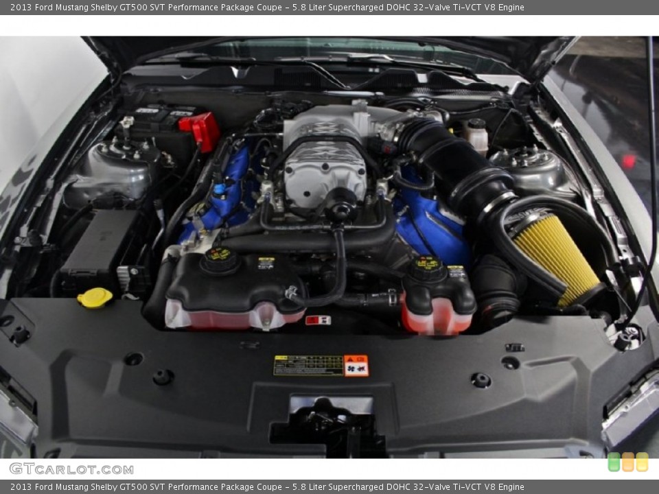 5.8 Liter Supercharged DOHC 32-Valve Ti-VCT V8 Engine for the 2013 Ford Mustang #76649889