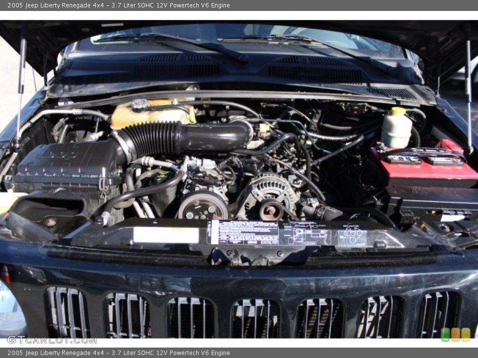 3.7 Liter SOHC 12V Powertech V6 Engine for the 2005 Jeep Liberty #76654662