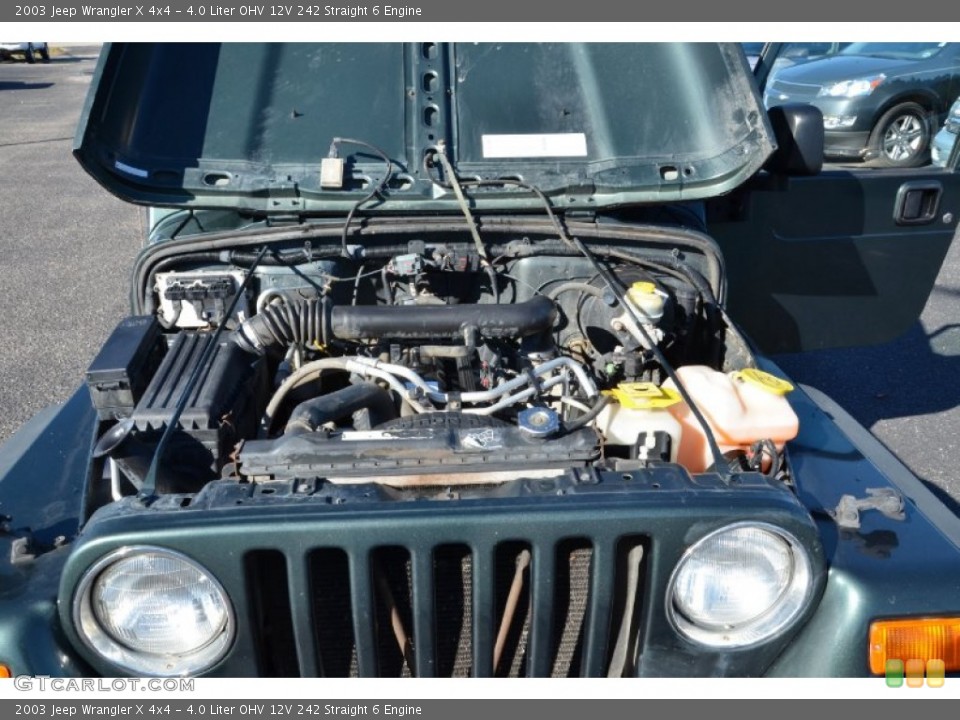 4.0 Liter OHV 12V 242 Straight 6 Engine for the 2003 Jeep Wrangler #76658580