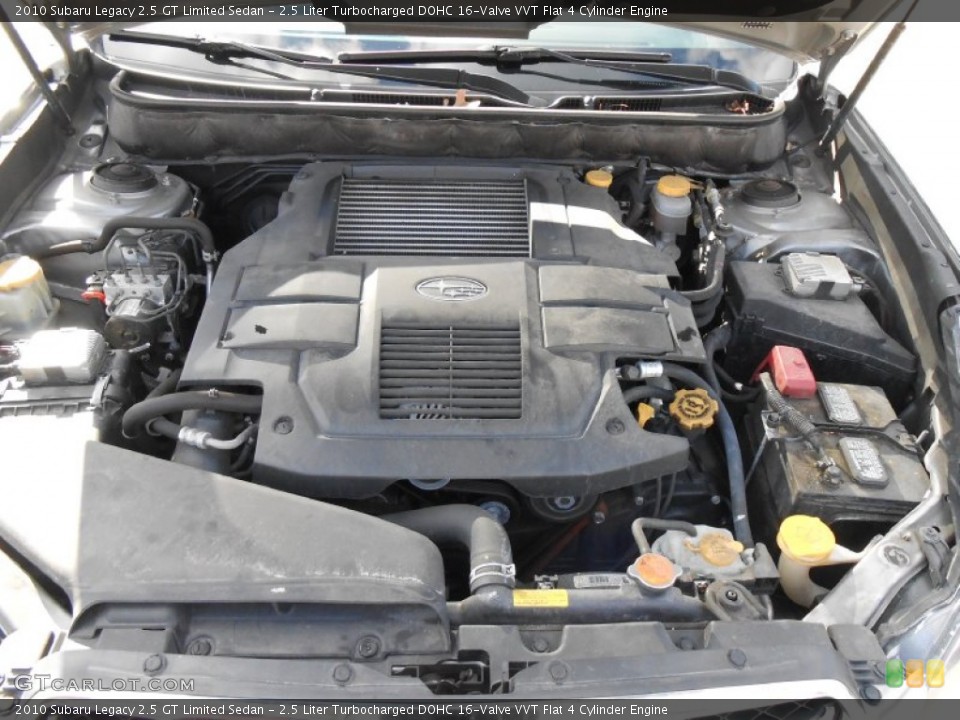 2.5 Liter Turbocharged DOHC 16-Valve VVT Flat 4 Cylinder Engine for the 2010 Subaru Legacy #76664295