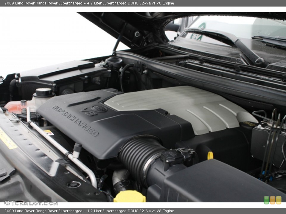 4.2 Liter Supercharged DOHC 32-Valve V8 Engine for the 2009 Land Rover Range Rover #76670451