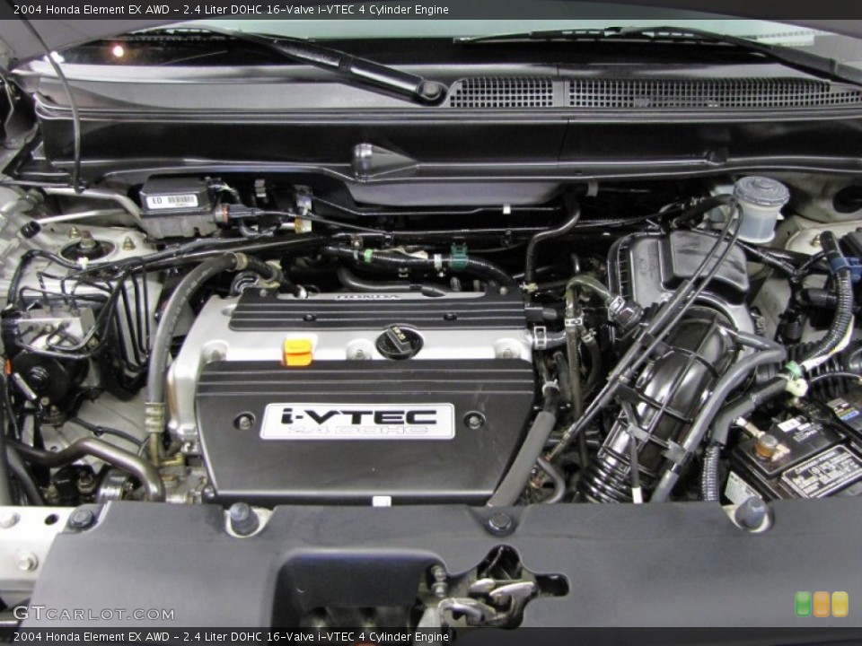 2.4 Liter DOHC 16-Valve i-VTEC 4 Cylinder Engine for the 2004 Honda Element #76674514