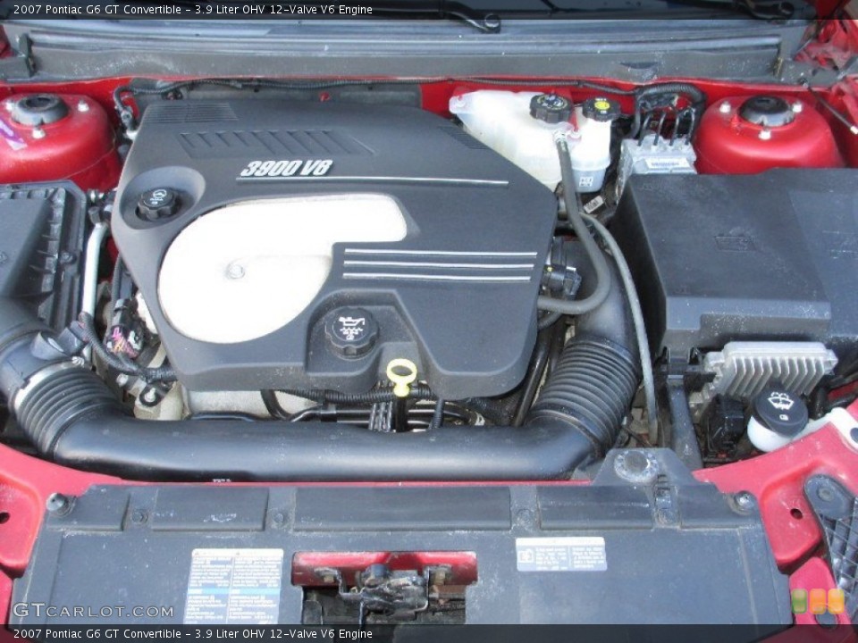3.9 Liter OHV 12-Valve V6 Engine for the 2007 Pontiac G6 #76678230