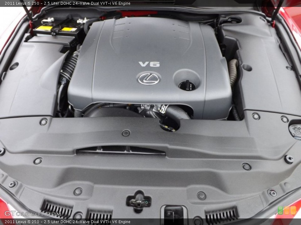 2.5 Liter DOHC 24-Valve Dual VVT-i V6 Engine for the 2011 Lexus IS #76679463