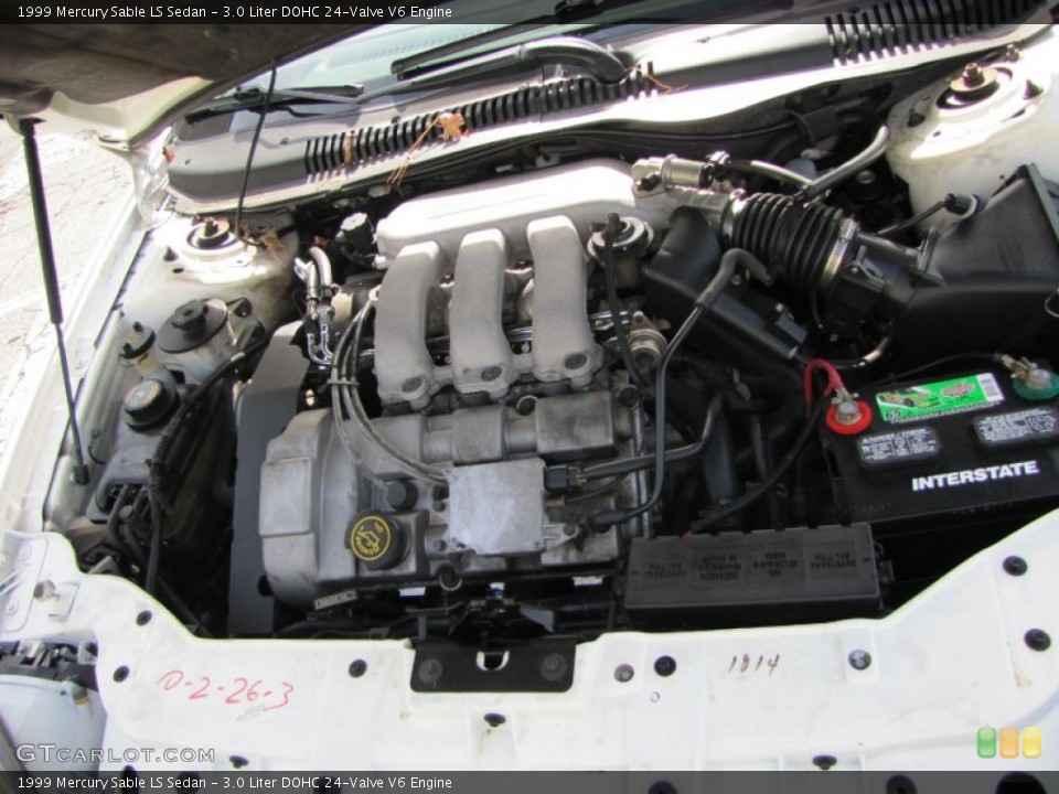 3.0 Liter DOHC 24-Valve V6 1999 Mercury Sable Engine