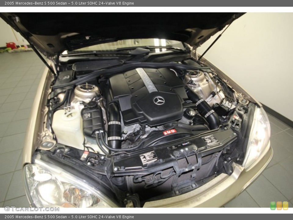 5.0 Liter SOHC 24-Valve V8 Engine for the 2005 Mercedes-Benz S #76719478