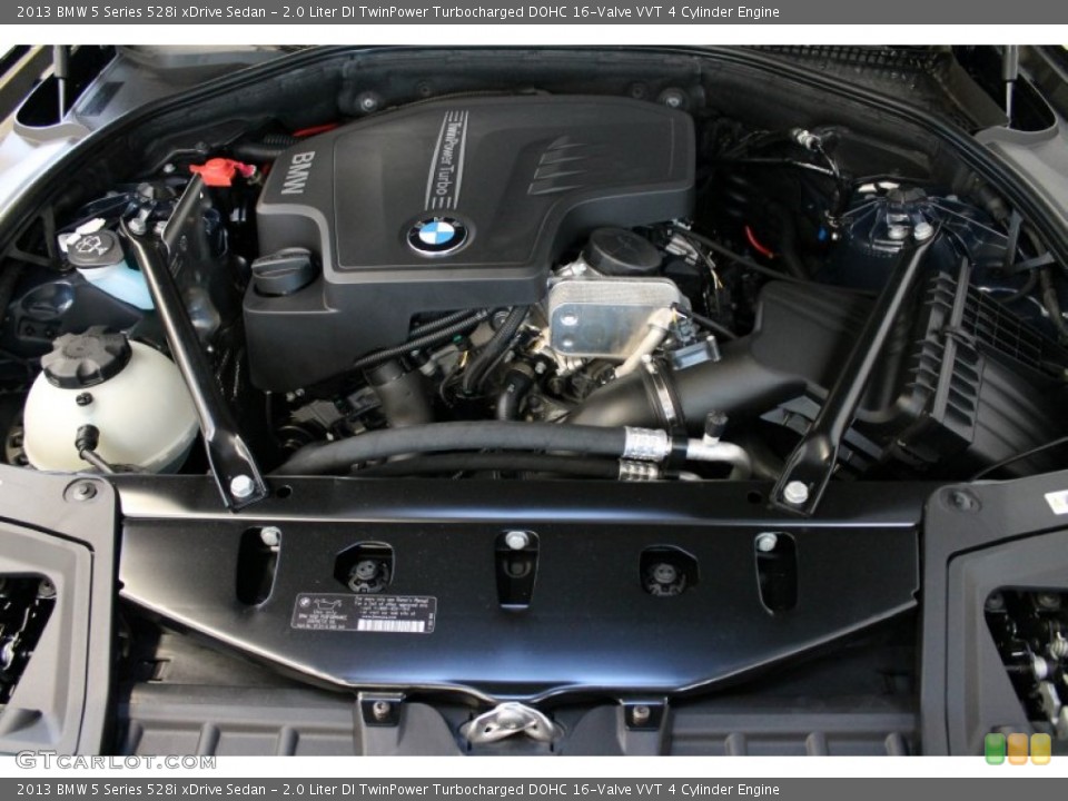 2.0 Liter DI TwinPower Turbocharged DOHC 16-Valve VVT 4 Cylinder Engine for the 2013 BMW 5 Series #76723645