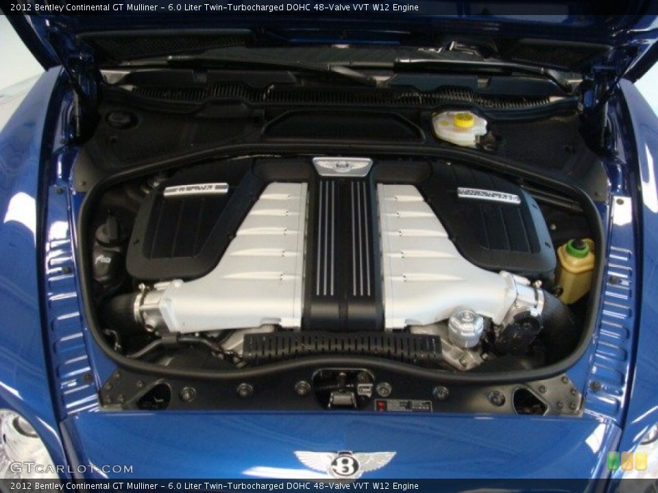 6.0 Liter Twin-Turbocharged DOHC 48-Valve VVT W12 Engine for the 2012 Bentley Continental GT #76726630