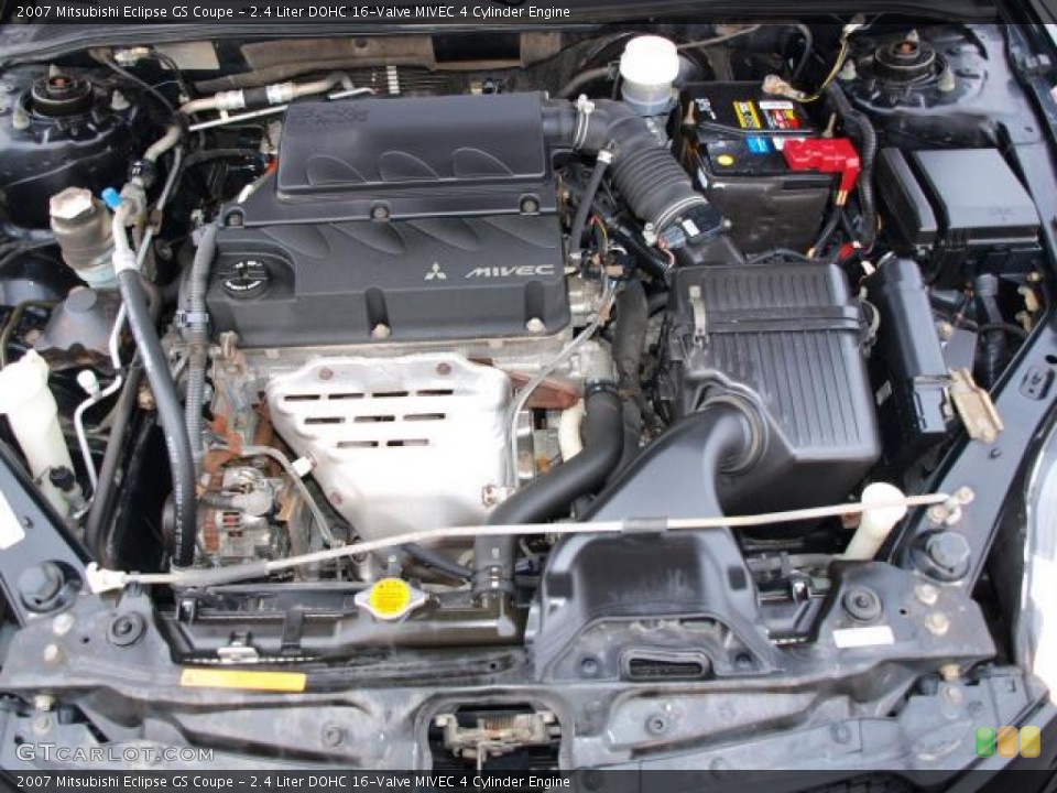 2.4 Liter DOHC 16-Valve MIVEC 4 Cylinder Engine for the 2007 Mitsubishi Eclipse #76733161