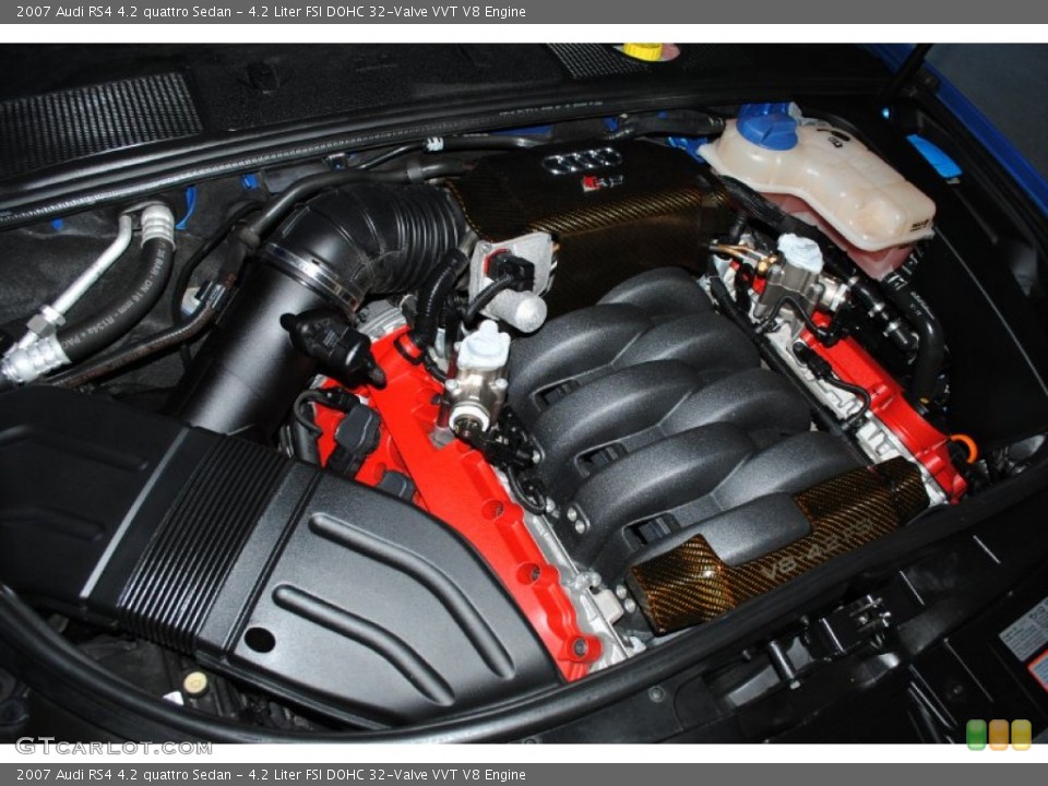 4.2 Liter FSI DOHC 32-Valve VVT V8 Engine for the 2007 Audi RS4 #76736307
