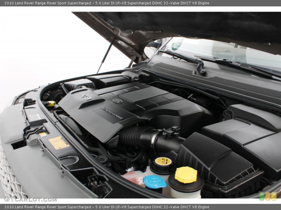 5.0 Liter DI LR-V8 Supercharged DOHC 32-Valve DIVCT V8 Engine for the 2010 Land Rover Range Rover Sport #76744052