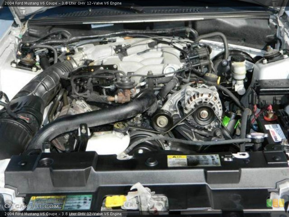 3.8 Liter OHV 12-Valve V6 Engine for the 2004 Ford Mustang #76747541