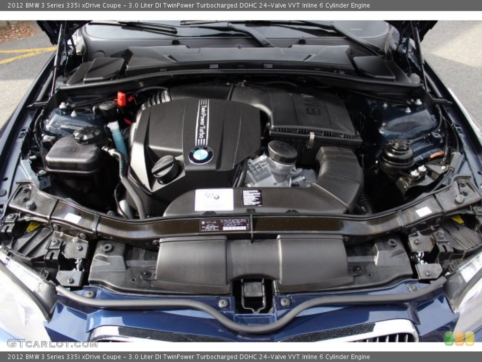 3.0 Liter DI TwinPower Turbocharged DOHC 24-Valve VVT Inline 6 Cylinder Engine for the 2012 BMW 3 Series #76749773