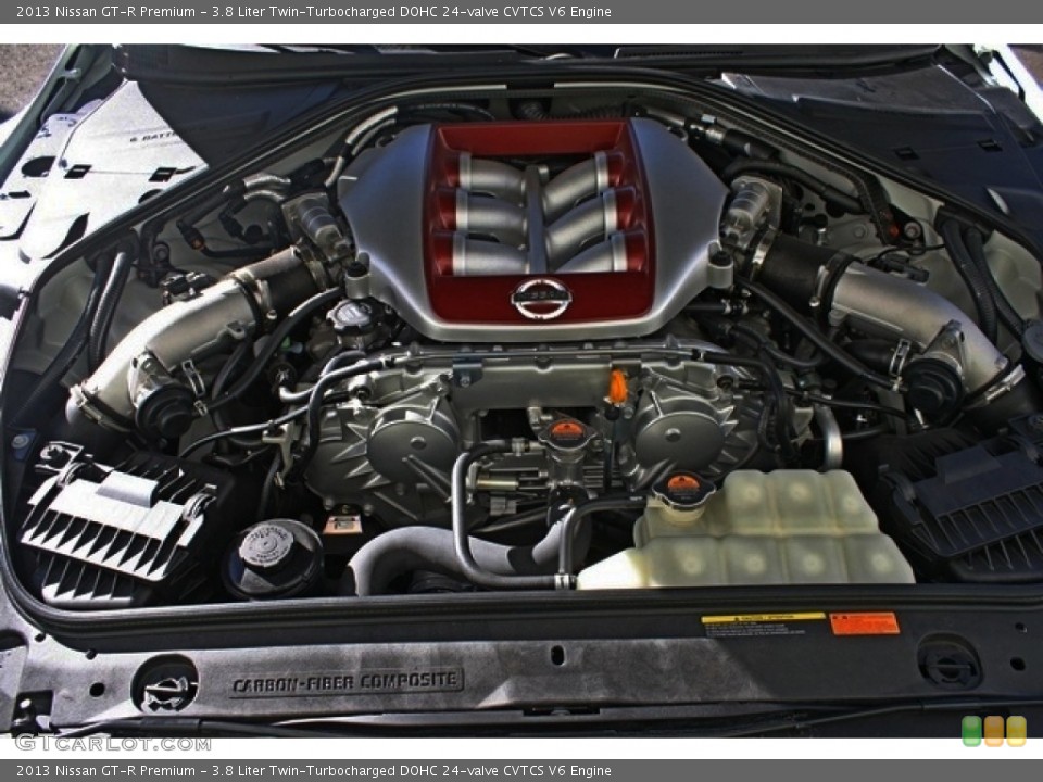 3.8 Liter Twin-Turbocharged DOHC 24-valve CVTCS V6 Engine for the 2013 Nissan GT-R #76754873