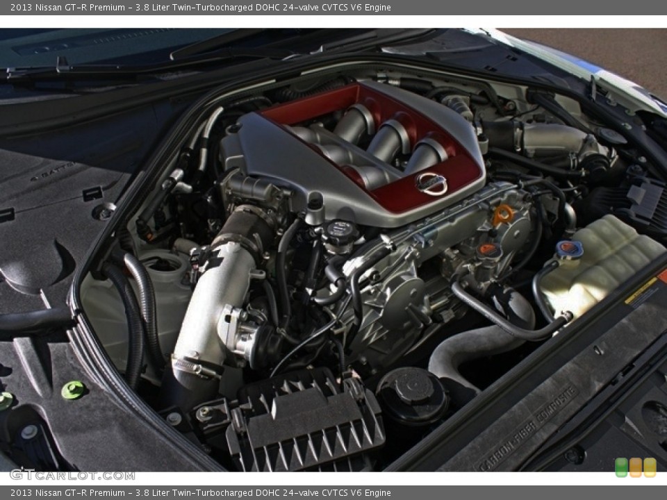 3.8 Liter Twin-Turbocharged DOHC 24-valve CVTCS V6 Engine for the 2013 Nissan GT-R #76754882