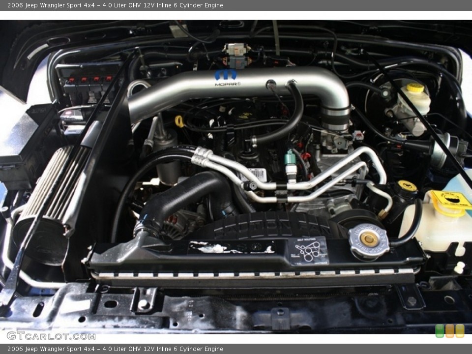 4.0 Liter OHV 12V Inline 6 Cylinder Engine for the 2006 Jeep Wrangler #76761702