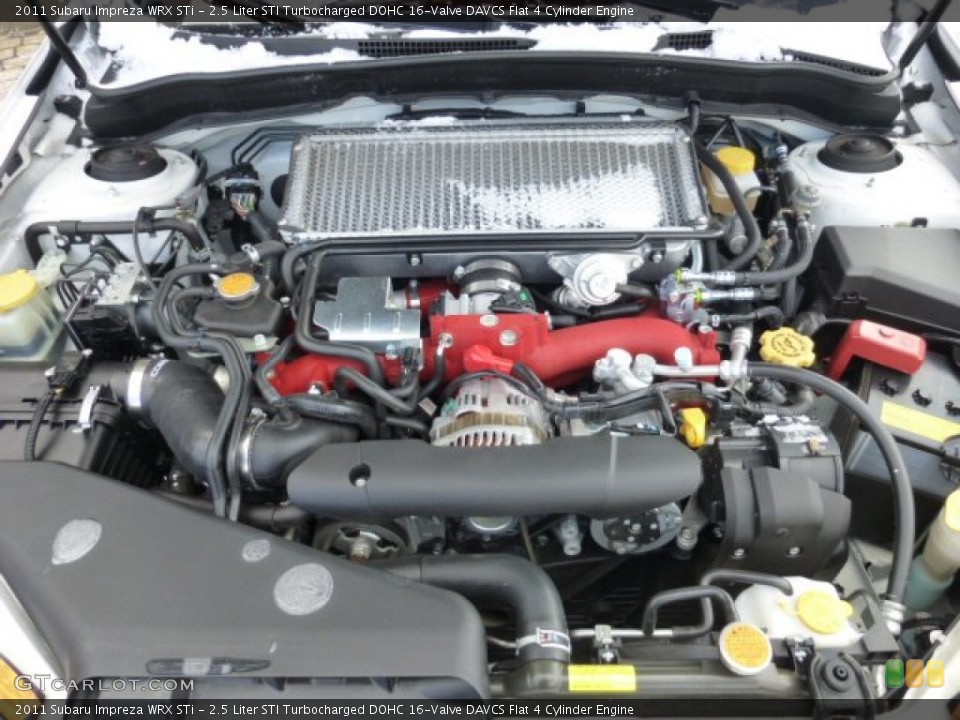 2.5 Liter STI Turbocharged DOHC 16-Valve DAVCS Flat 4 Cylinder Engine for the 2011 Subaru Impreza #76763333