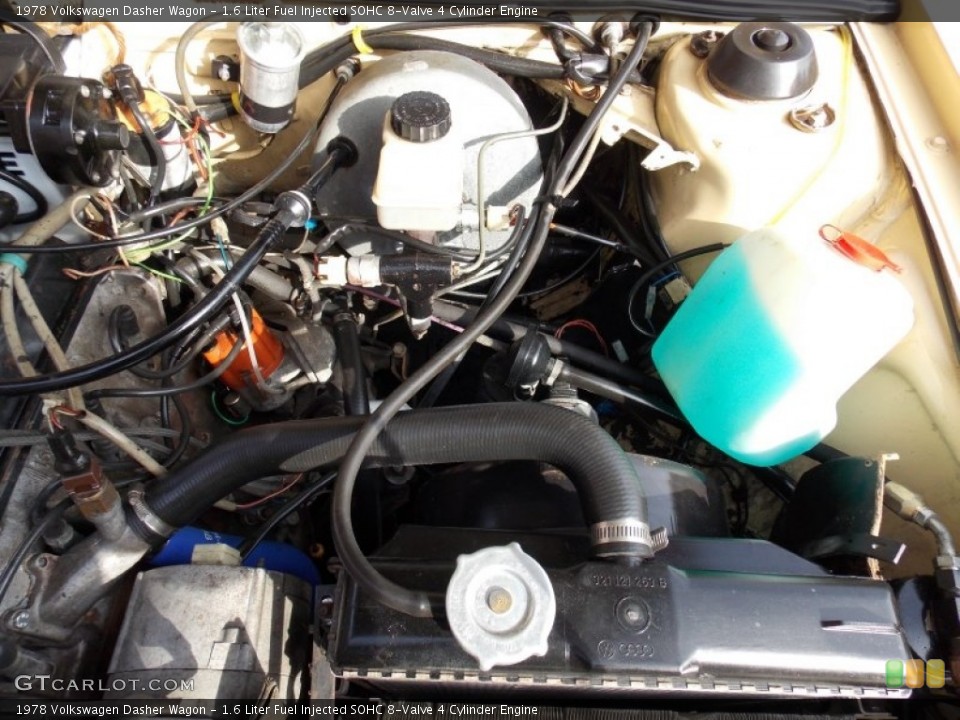 1.6 Liter Fuel Injected SOHC 8-Valve 4 Cylinder Engine for the 1978 Volkswagen Dasher #76768916