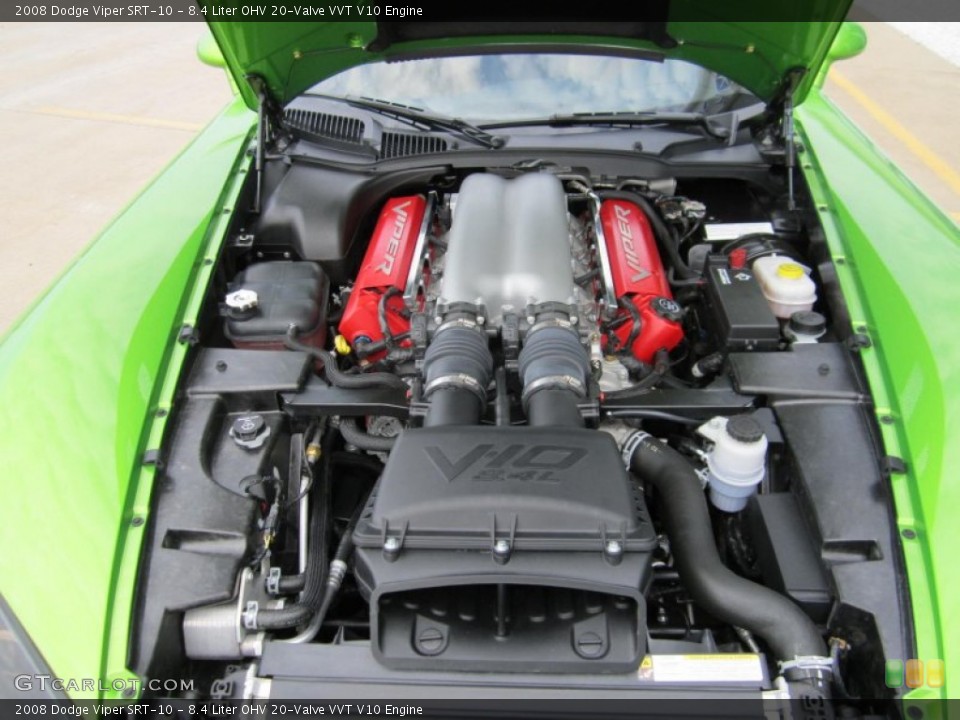 8.4 Liter OHV 20-Valve VVT V10 Engine for the 2008 Dodge Viper #76785593