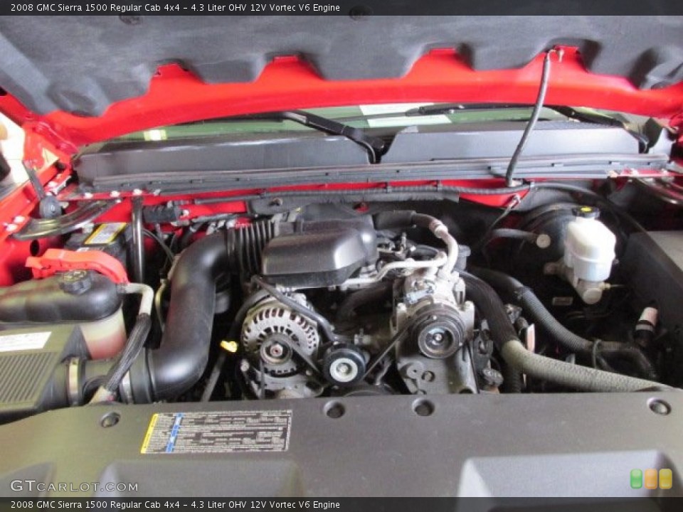 4.3 Liter OHV 12V Vortec V6 Engine for the 2008 GMC Sierra 1500 #76786358