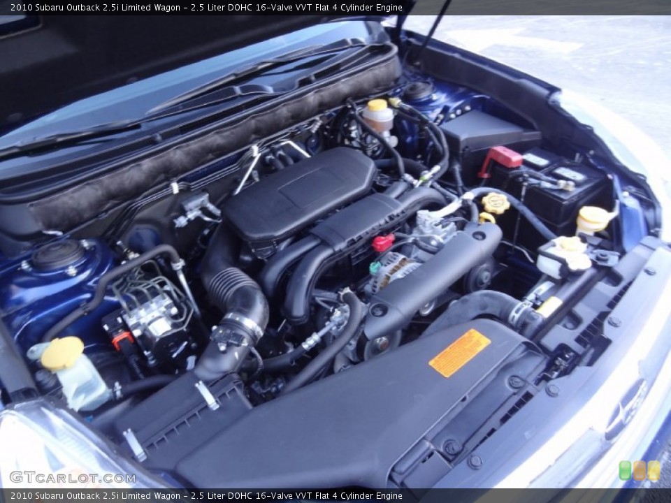 2.5 Liter DOHC 16-Valve VVT Flat 4 Cylinder Engine for the 2010 Subaru Outback #76786679