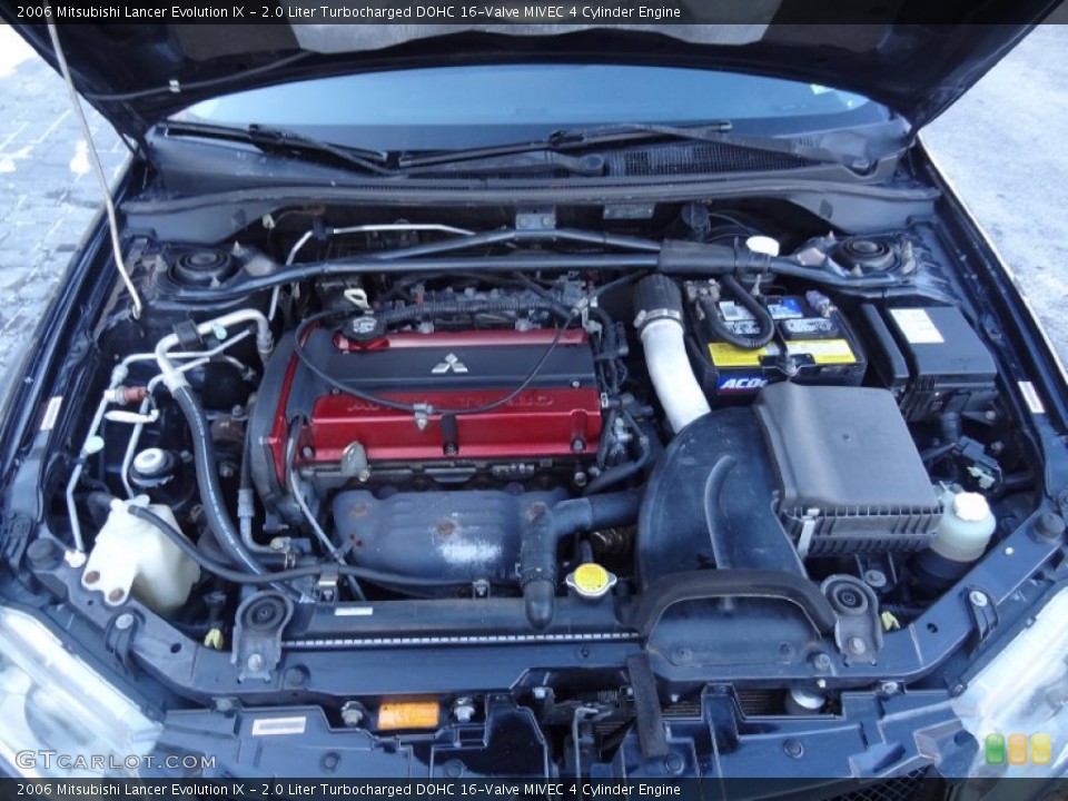 2.0 Liter Turbocharged DOHC 16-Valve MIVEC 4 Cylinder Engine for the 2006 Mitsubishi Lancer Evolution #76788701