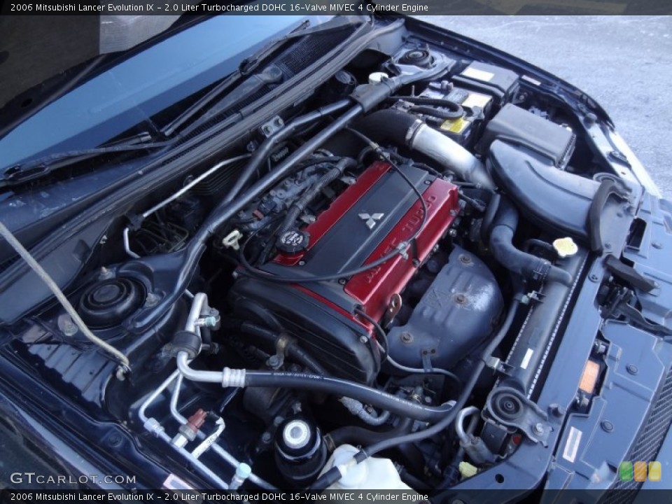 2.0 Liter Turbocharged DOHC 16-Valve MIVEC 4 Cylinder Engine for the 2006 Mitsubishi Lancer Evolution #76788761