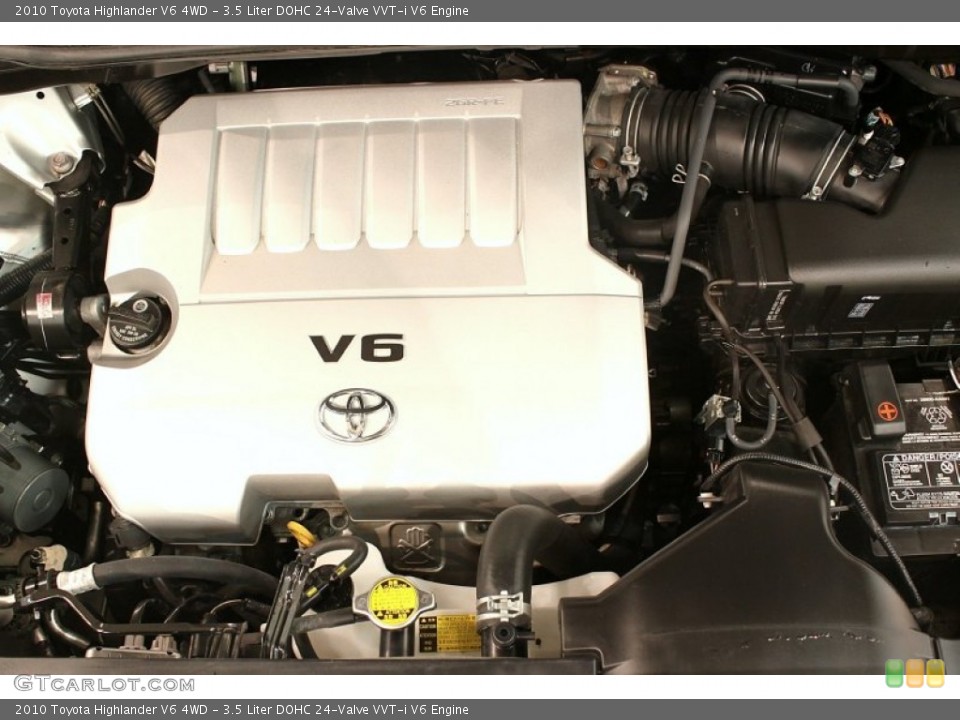 3.5 Liter DOHC 24-Valve VVT-i V6 Engine for the 2010 Toyota Highlander #76793289