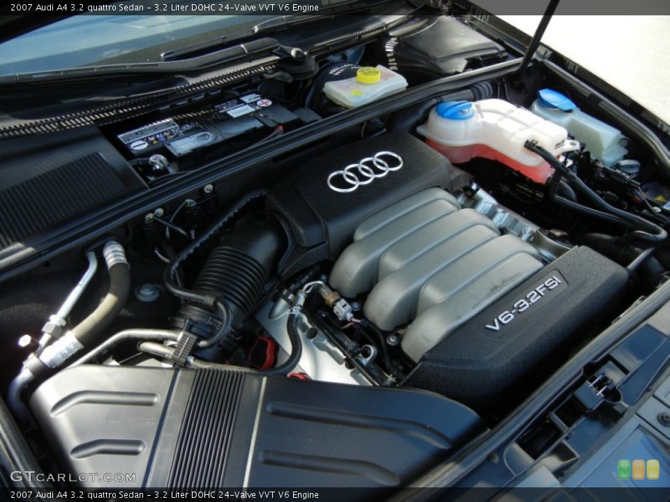 3.2 Liter DOHC 24-Valve VVT V6 Engine for the 2007 Audi A4 #76799465