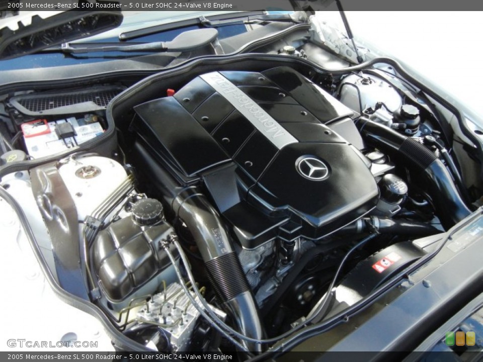 5.0 Liter SOHC 24-Valve V8 Engine for the 2005 Mercedes-Benz SL #76800479