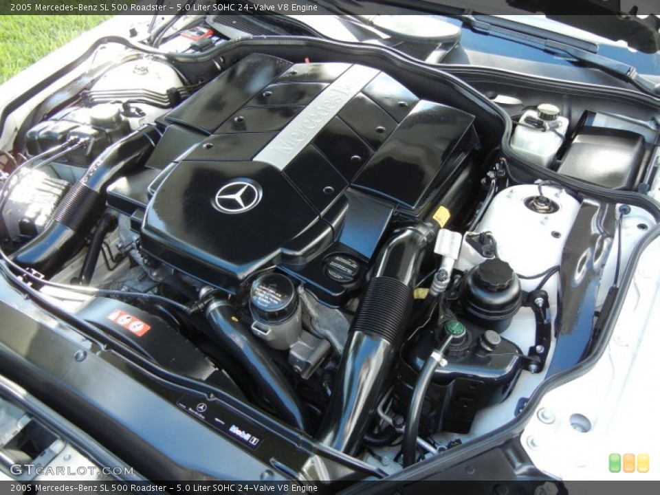 5.0 Liter SOHC 24-Valve V8 Engine for the 2005 Mercedes-Benz SL #76800496